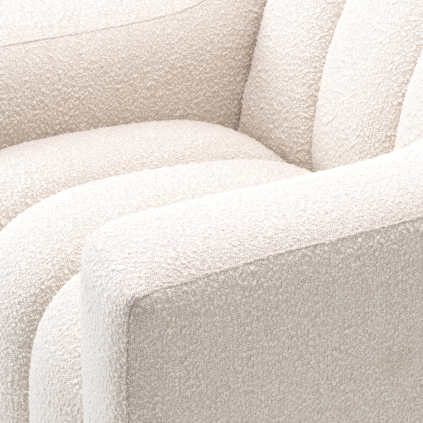 Eichholtz Loungesessel Chair Kelly bouclé cream