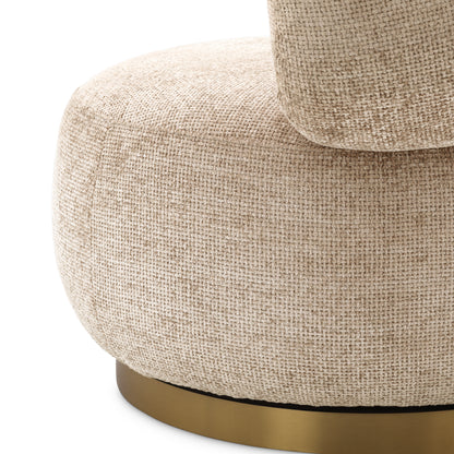 Eichholtz Loungesesel Swivel Phedra lyssa sand