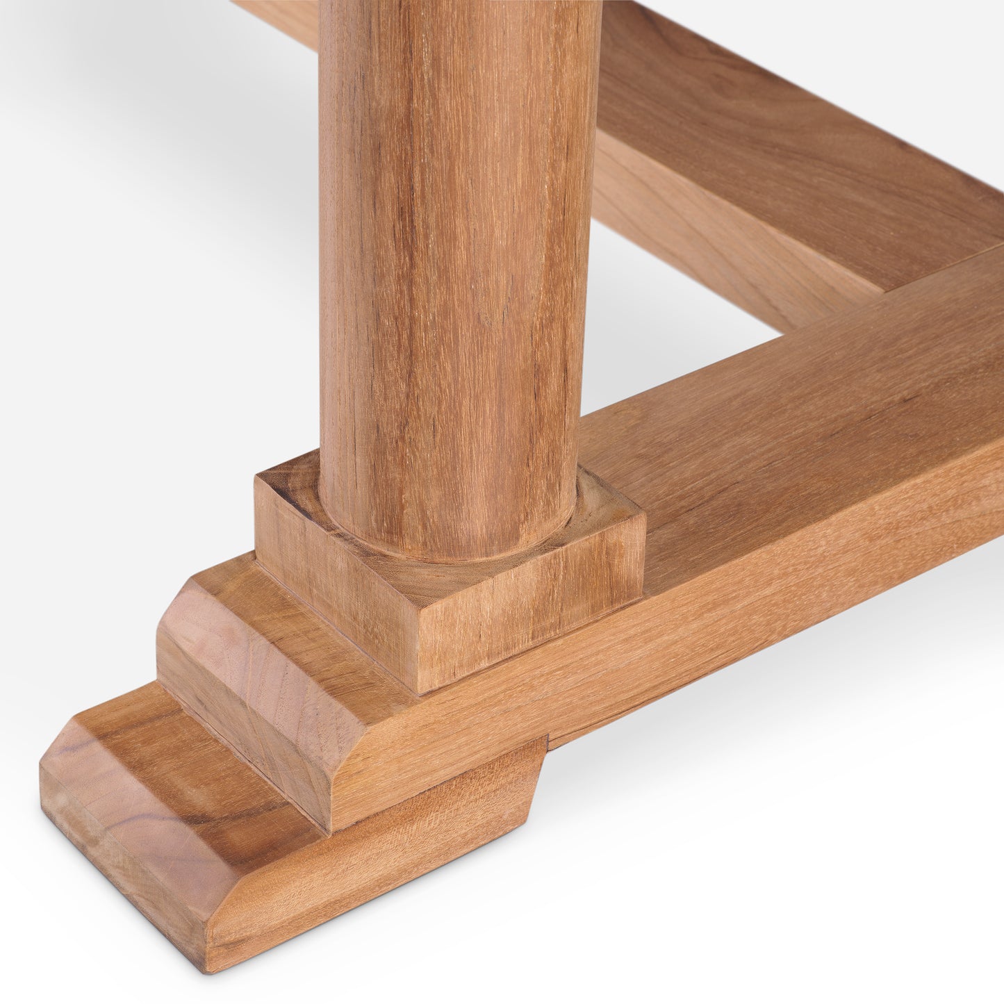 Outdoor Esszimmertisch Bell Rive natural teak