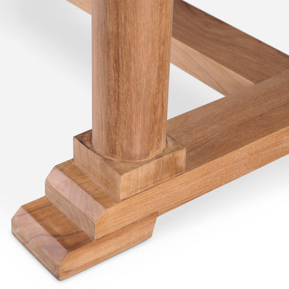 Outdoor Esszimmertisch Bell Rive natural teak