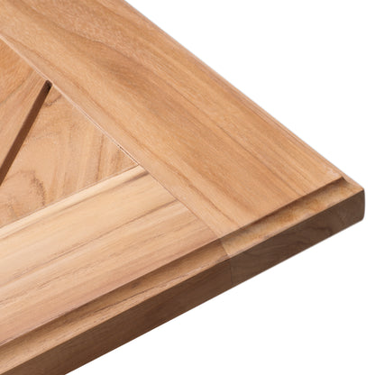 Outdoor Esszimmertisch Bell Rive natural teak