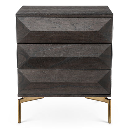 Eichholtz Nachtschrank Denver mocha oak veneer