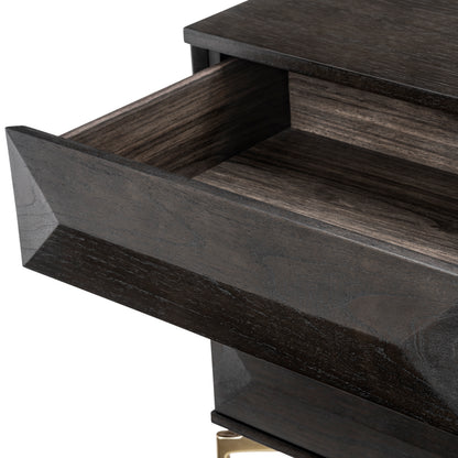 Eichholtz Nachtschrank Denver mocha oak veneer