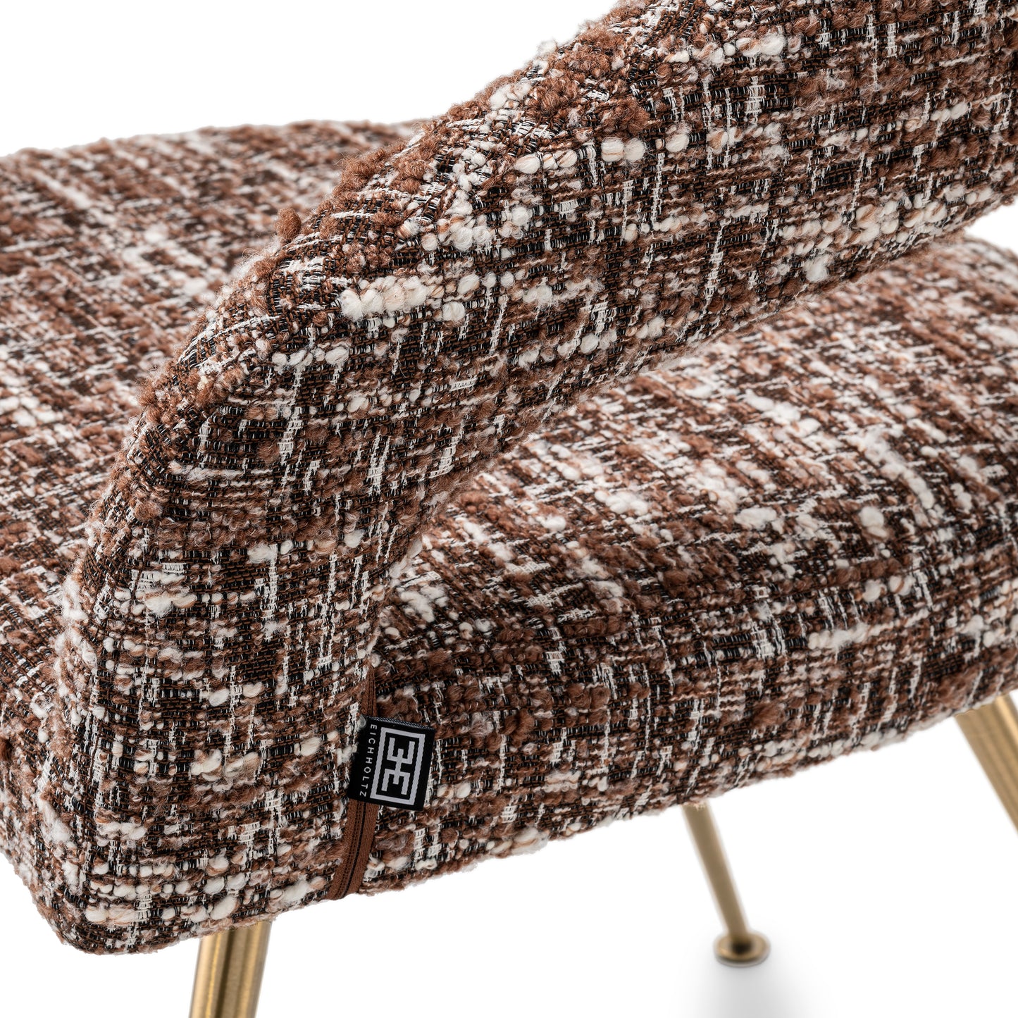 Eichholtz Esszimmerstuhl Bravo bouclé sonata red