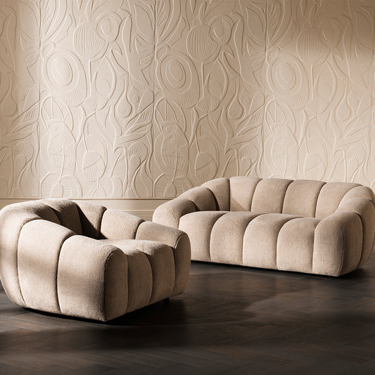 Modernes Sofa Gavona in greige