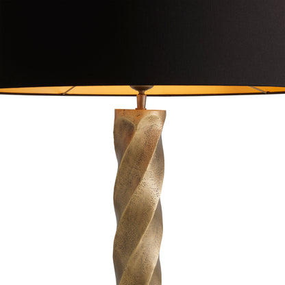 Tischlamp Costanza vintage brass finish