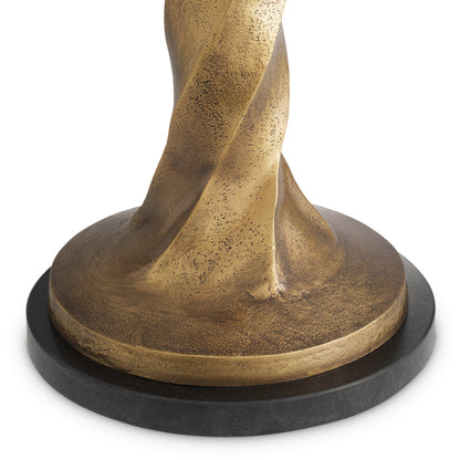 Tischlamp Costanza vintage brass finish