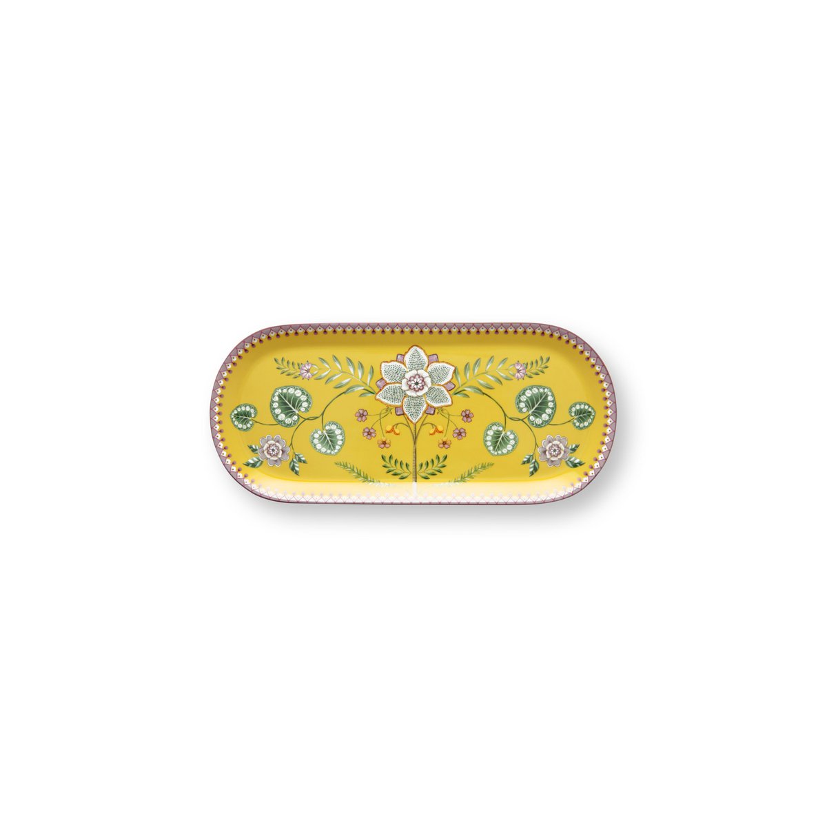 Cake Tray Lily&Lotus Yellow 33.3x15.5cm