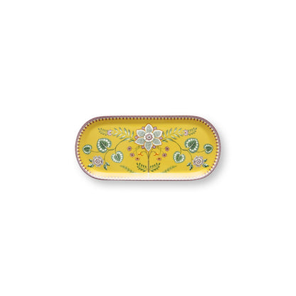Cake Tray Lily&Lotus Yellow 33.3x15.5cm