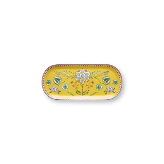 Cake Tray Lily&Lotus Yellow 33.3x15.5cm