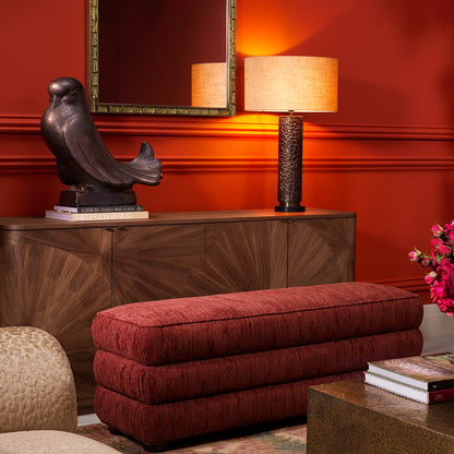Luxury Sitzbank Helmsley in bordeaux