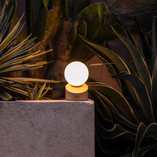 Morris Hellbraune wiederaufladbare Lampe | Stilvolles, kabelloses und nachhaltiges Design