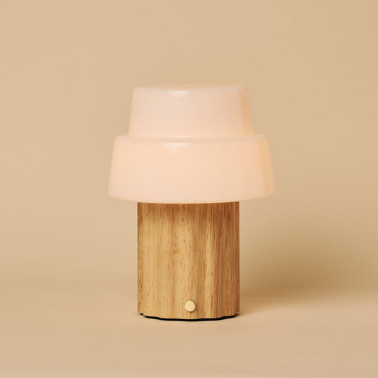 Laurent Hellbraune wiederaufladbare Tischlampe