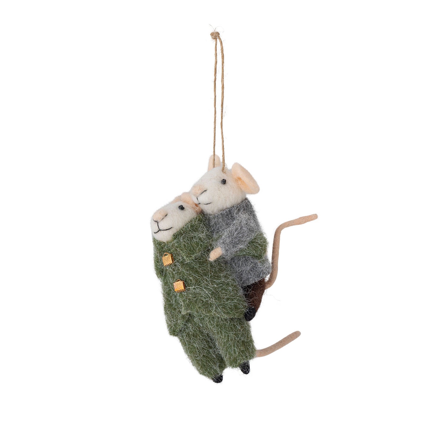 Bloomingville Peo Ornament, Grün, Wolle