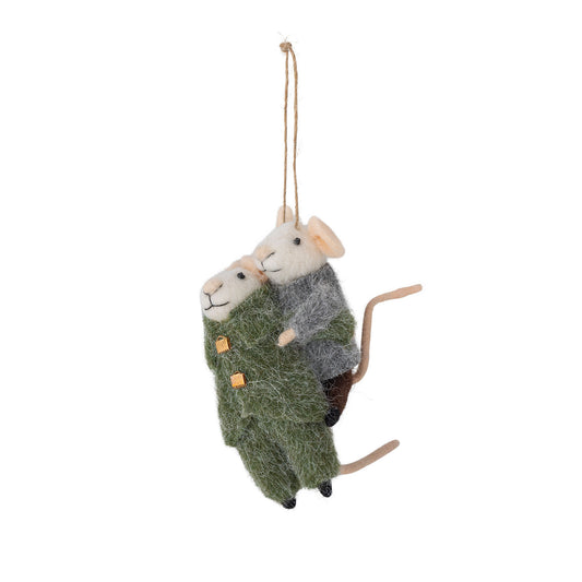 Bloomingville Peo Ornament, Grün, Wolle