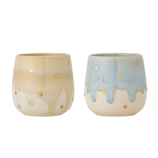 Bloomingville Starla Tasse, Bunt, Steingut
