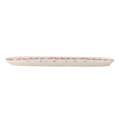 Bloomingville Wonderland Servierplatte, Rose, Steingut