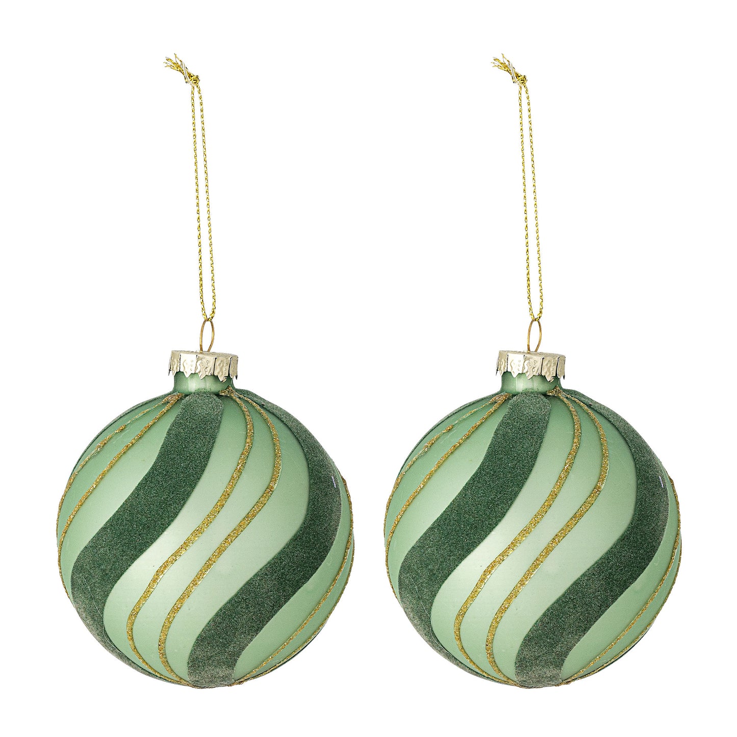 Bloomingville Sunita Ornament, Grün, Glas