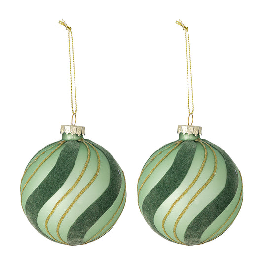 Bloomingville Sunita Ornament, Grün, Glas