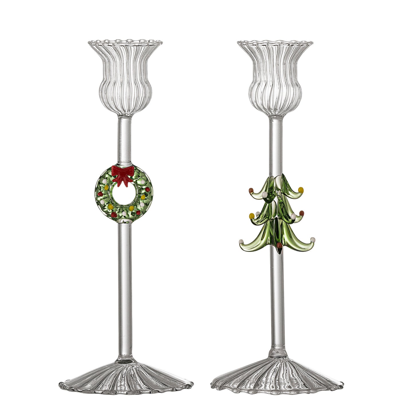Bloomingville Branton Kerzenhalter, Klar, Glas