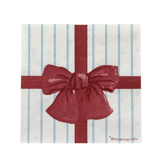 Bloomingville Bowie Serviette, Blau, FSC®Mix, Paper