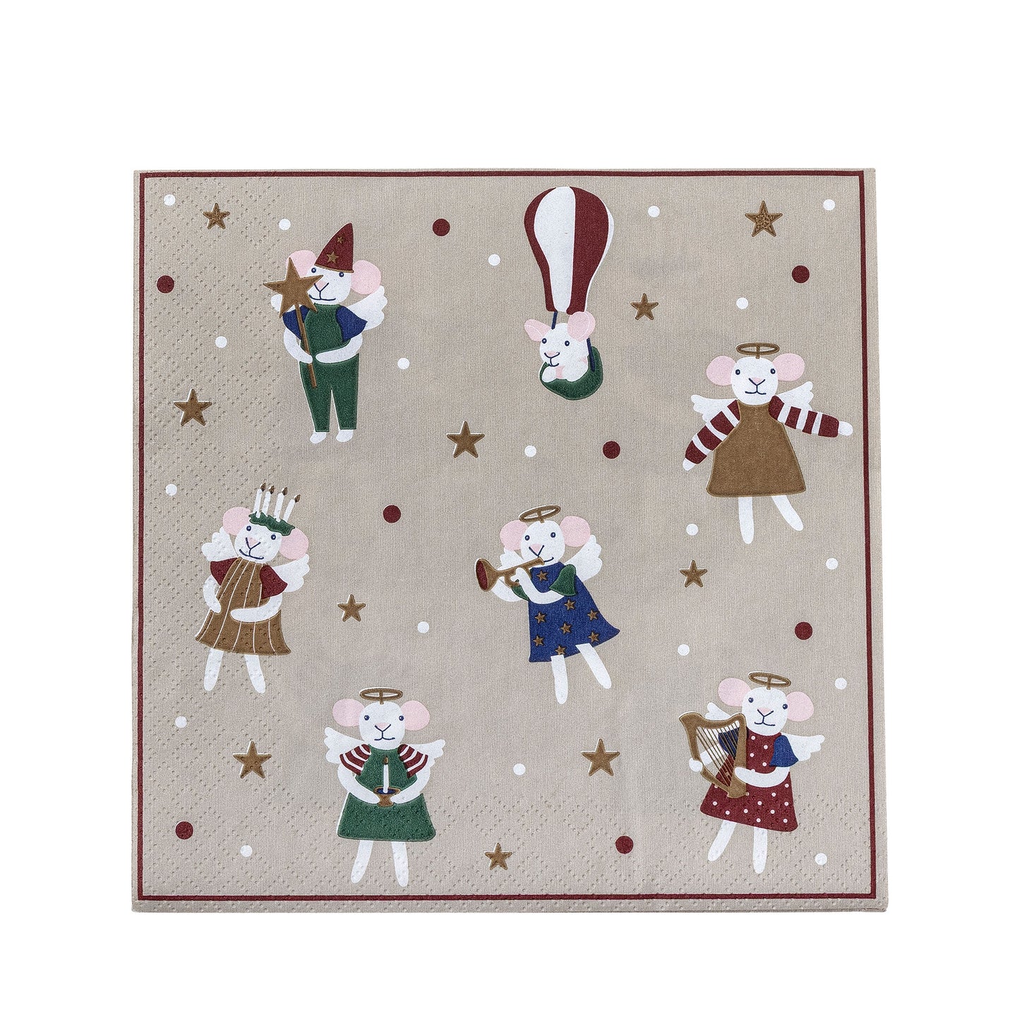Bloomingville Peo Serviette, Bunt, FSC®Mix, Paper