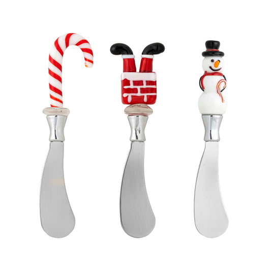 Bloomingville Misa Buttermesser, Rot, Glas