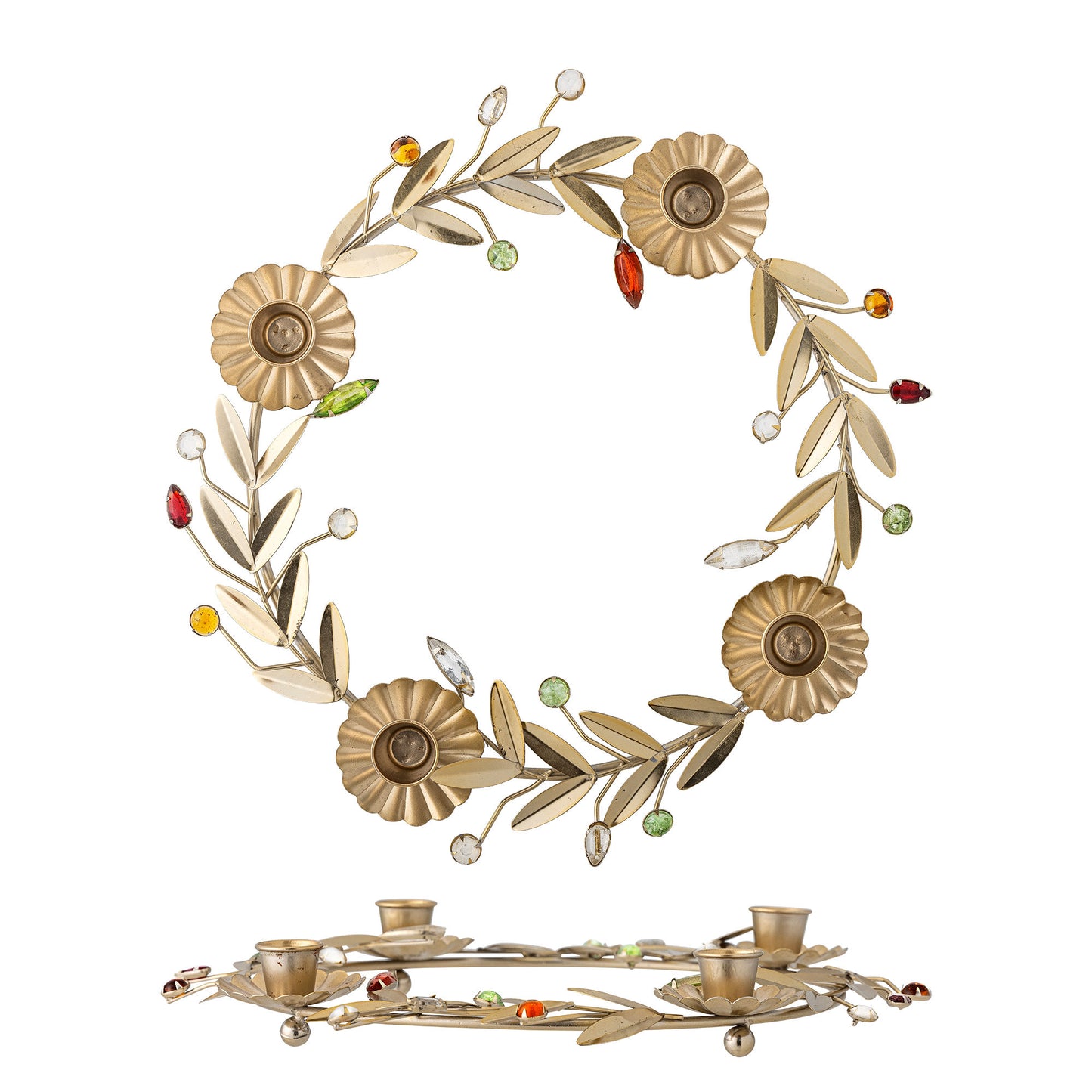 Bloomingville Shankar Adventskerzenständer, Gold, Metall