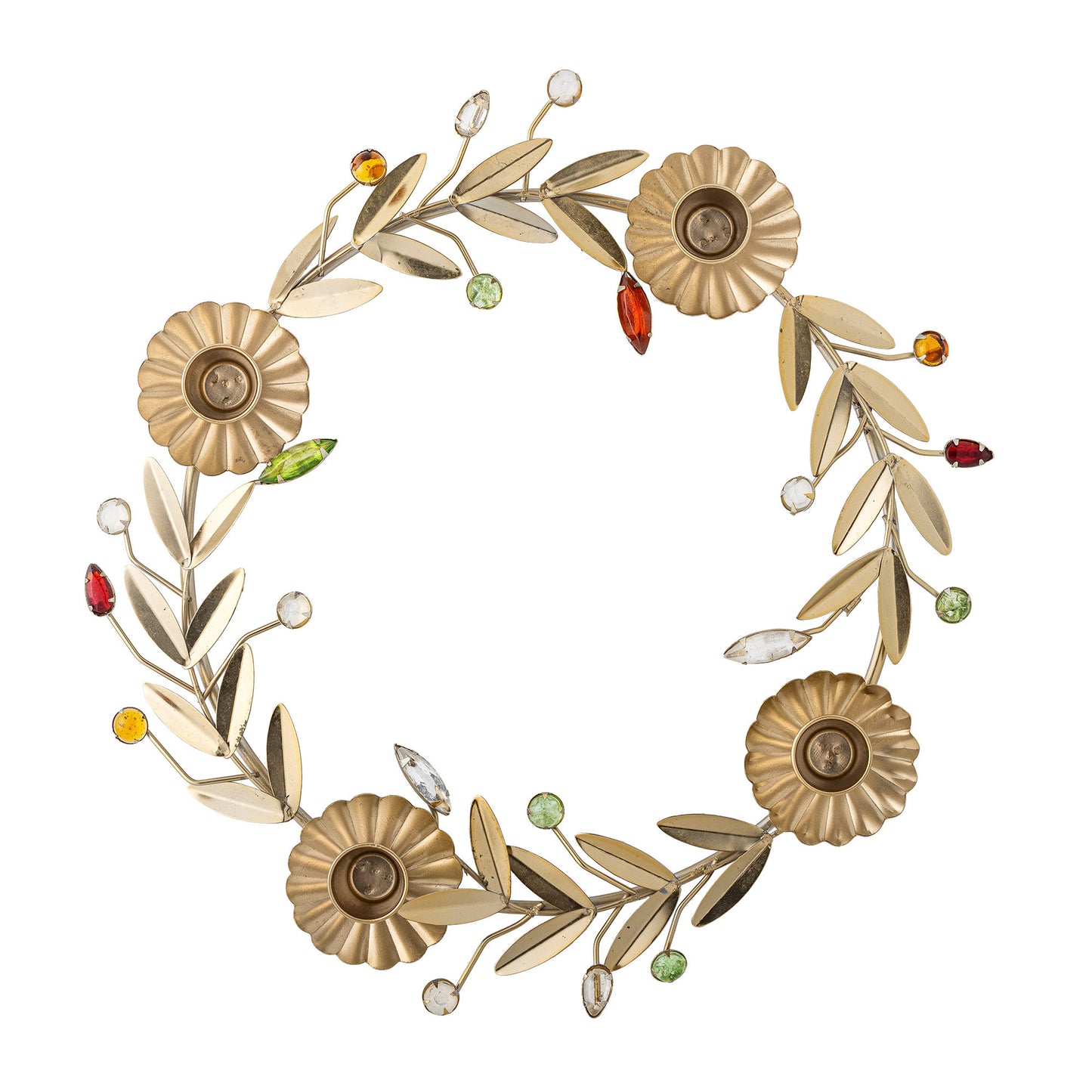 Bloomingville Shankar Adventskerzenständer, Gold, Metall