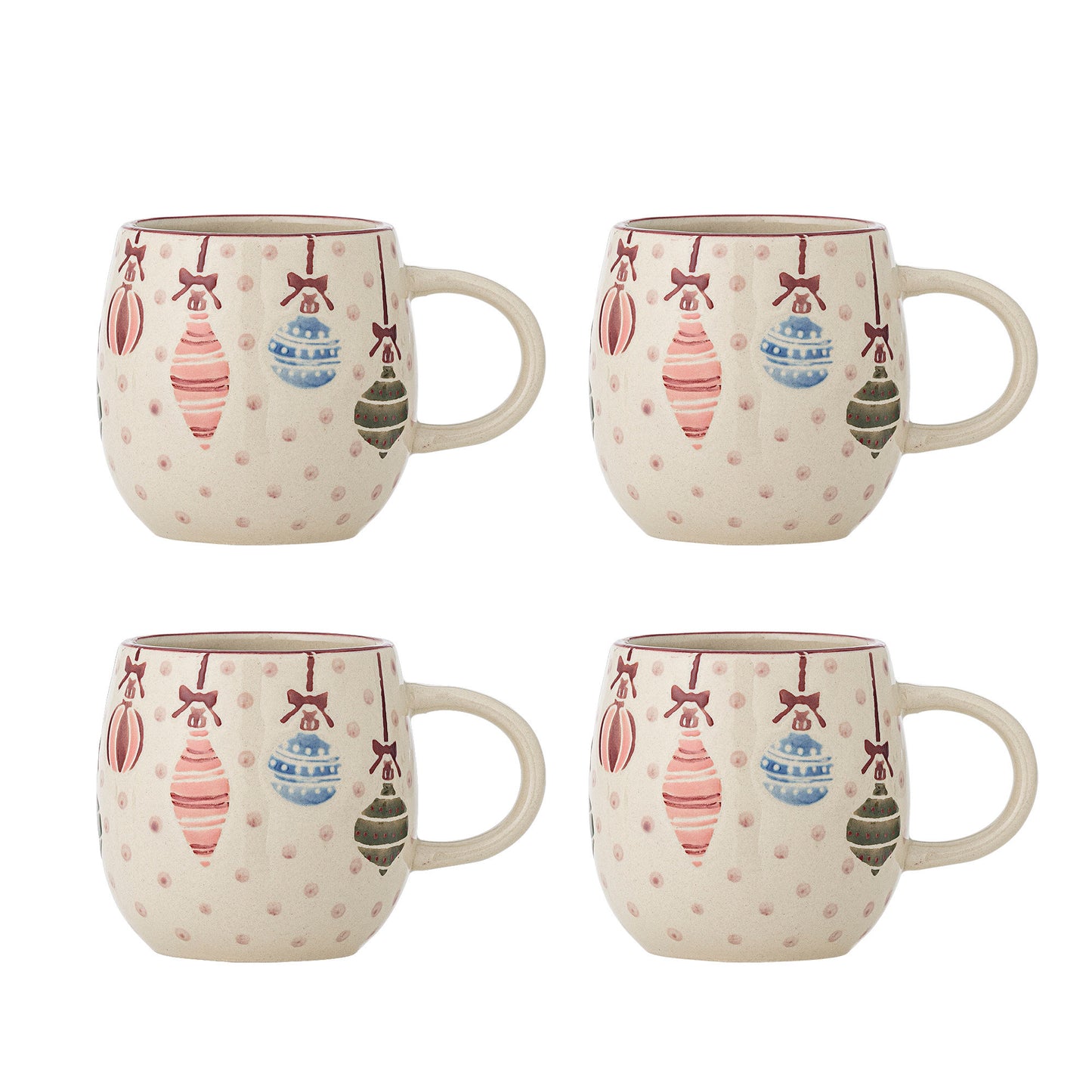 Bloomingville Ornamentia Becher, Bunt, Steingut