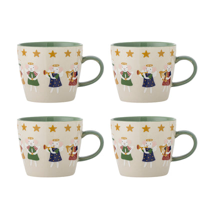 Bloomingville Peo Becher, Natur, Steingut