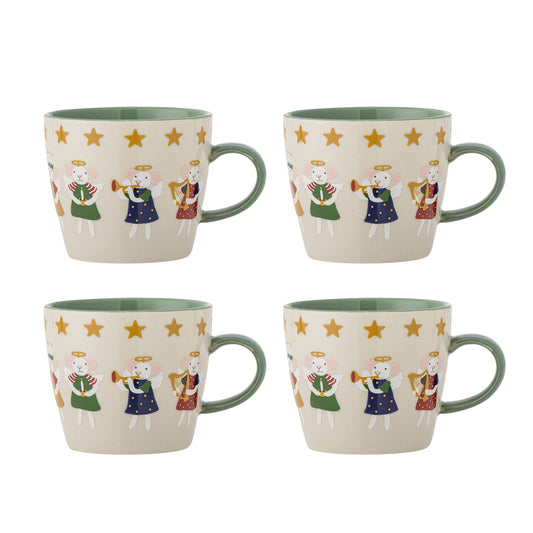 Bloomingville Peo Becher, Natur, Steingut