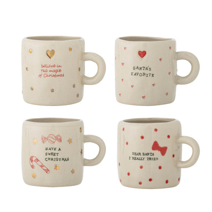 Bloomingville Christy Tasse, Multipack, Natur, Steingut