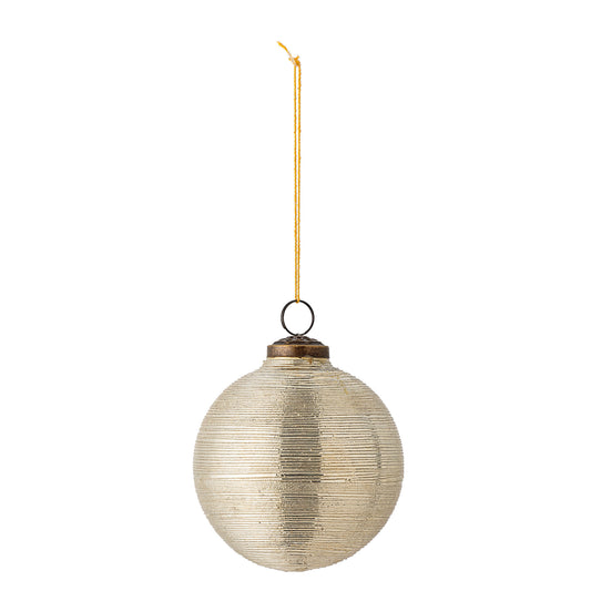 Bloomingville Nitin Ornament, Gold, Glas