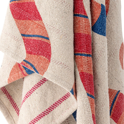 Bloomingville Candice Decke, Bunt, Recycelte Baumwolle