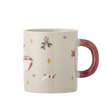 Bloomingville Mary Becher, Bunt, Steingut