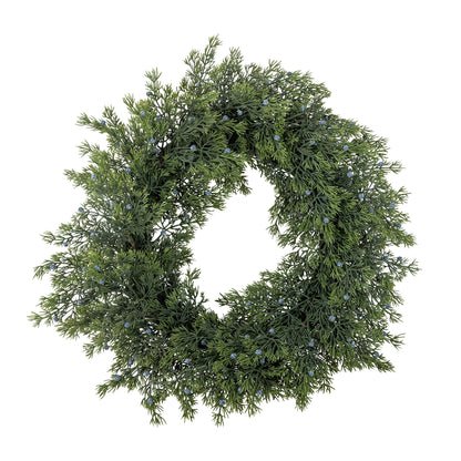 Bloomingville Juniper Kranz, Grün, Künstliche Blumen