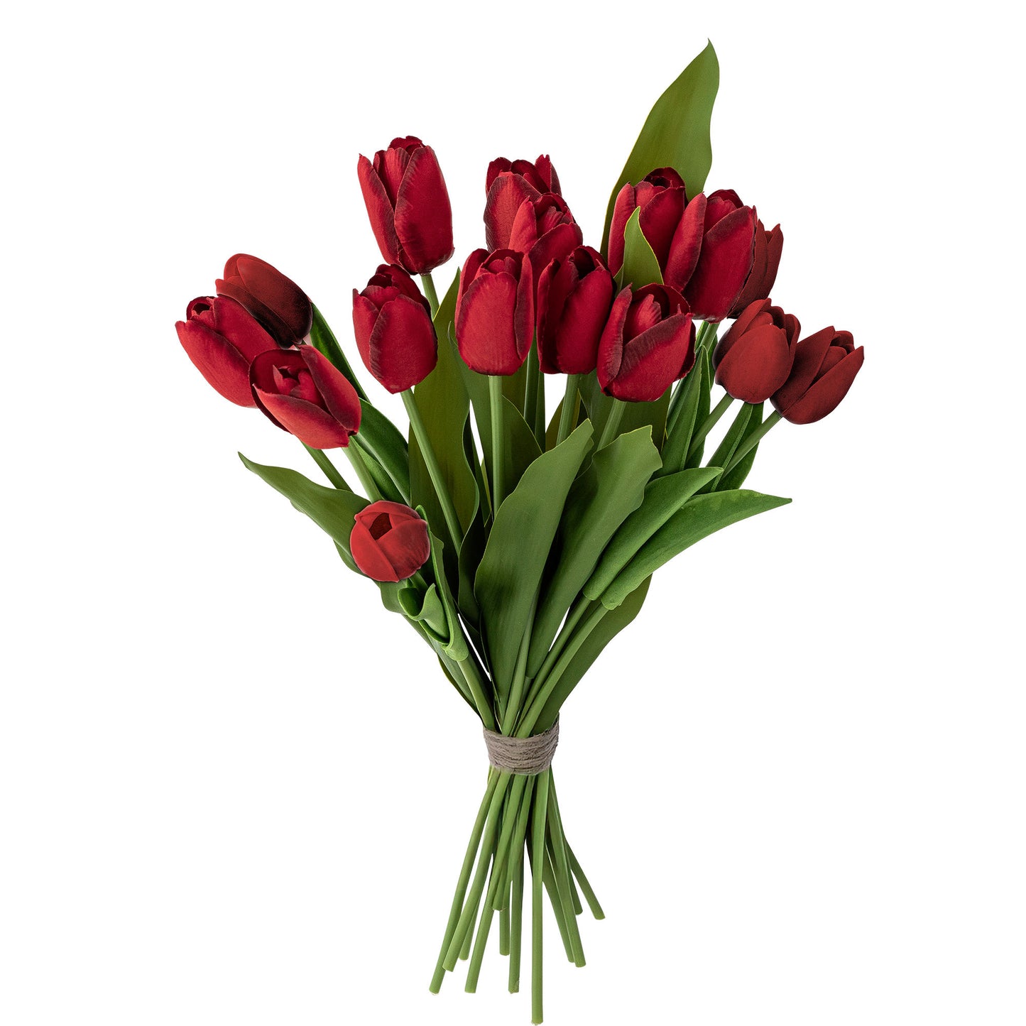 Bloomingville Tulip Blumenstrauß, Rot, Künstliche Blumen