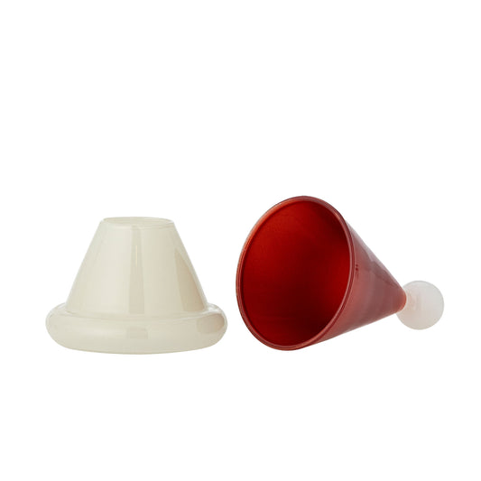 Bloomingville Patrice Zahnstocherhalter, Rot, Glas