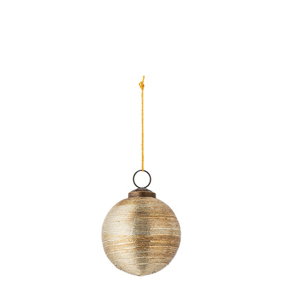 Bloomingville Nitin Ornament, Gold, Glas