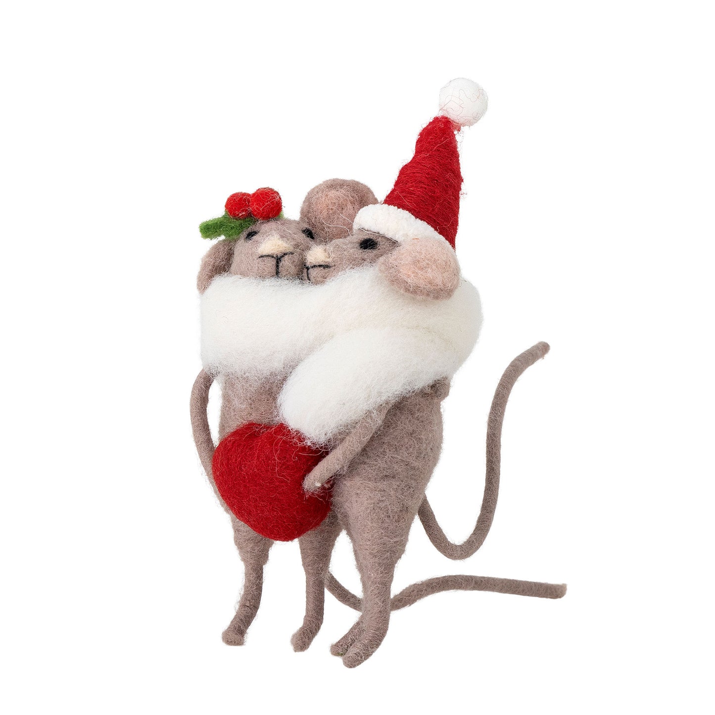 Bloomingville Peo Ornament, Grau, Wolle