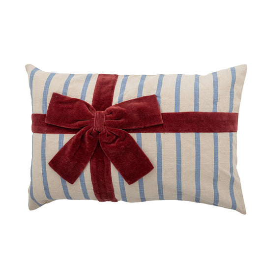 Bloomingville Bowie Kissen, Blau, Baumwolle OEKO-TEX®