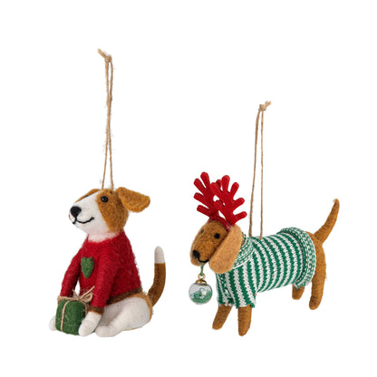 Bloomingville Monty Ornament, Bunt, Wolle