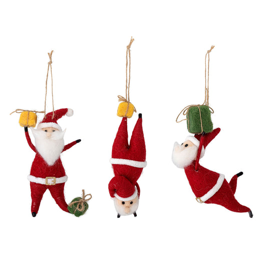 Bloomingville Giles Ornament, Rot, Wolle