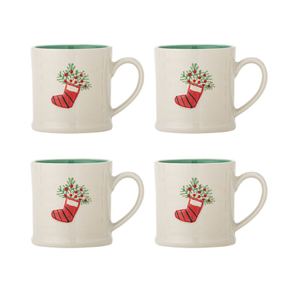 Bloomingville Kenai Tasse, Grün, Steingut