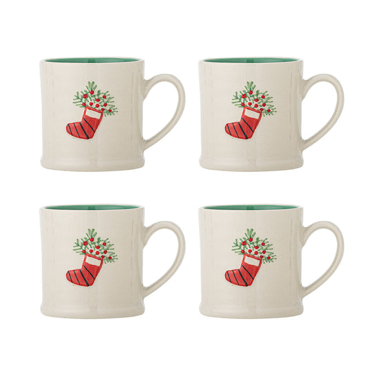 Bloomingville Kenai Tasse, Grün, Steingut