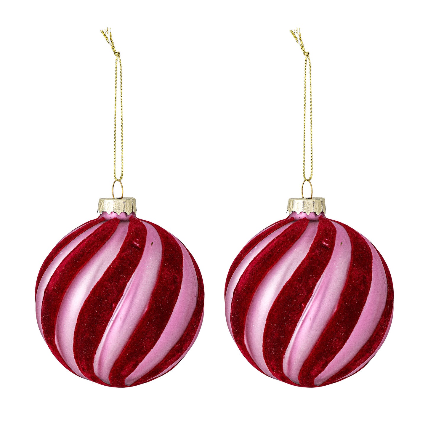 Bloomingville Sayla Ornament, Rot, Glas