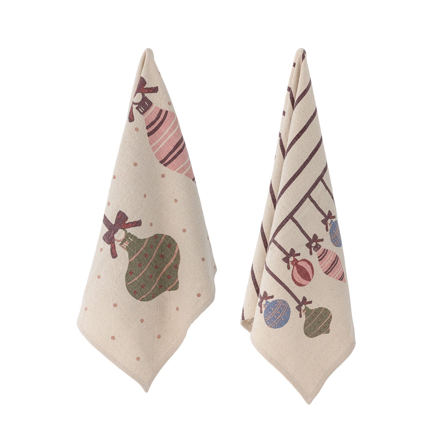 Bloomingville Ornamentia Küchenhandtuch, Bunt, Baumwolle OEKO-TEX®