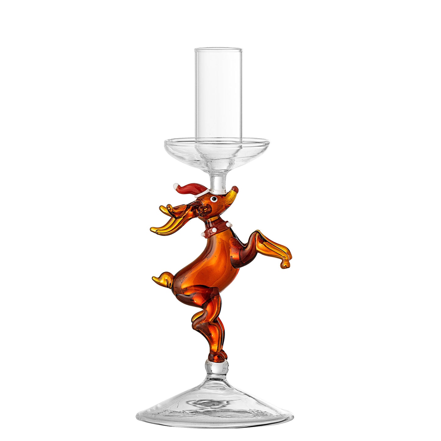 Bloomingville Dasho Kerzenhalter, Braun, Glas