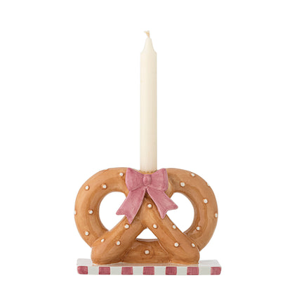 Bloomingville Pretzie Kerzenhalter, Braun, Keramik